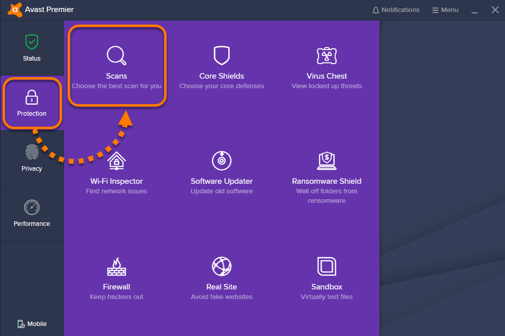 avast bootime scan for mac